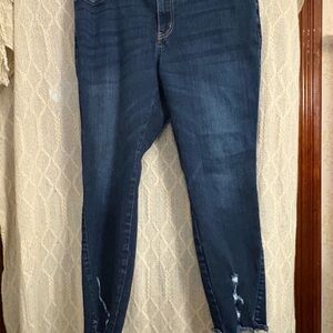 KanCan Dark Blue Ankle Jeans